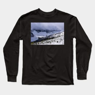 Mountain snowfall. Long Sleeve T-Shirt